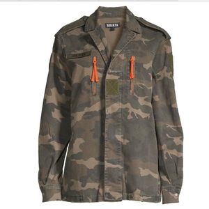 Gabe Camo-Print Military Jacket